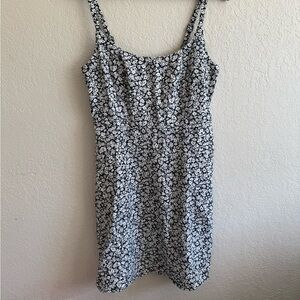Old Navy linen blend Floral Print tank Dress